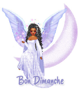 Gif Bon dimanche ange